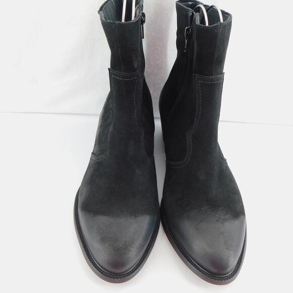 David Tate Baya Western Black Leather Bootie Women's Size 9.5 Wide - Picture 12 of 12